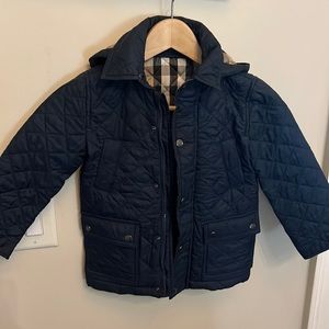 Burberry navy blue unisex jacket size 4